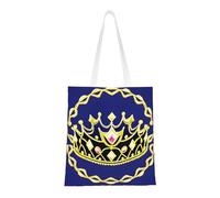 ASKhgg Fantasy Tiara Prints Sac fourre-tout en toile pour femme, grande capacité, sacs à main esthétiques pour le travail et le shopping
