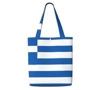 ASKhgg Sac fourre-tout en toile imprimé drapeau grec, sac à main pour femme, sac à dos, sac à dos, portefeuille, pour voyage, travail, gym