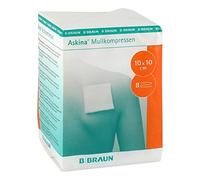 askina 9031324 Bandages - Compresses Non Stériles 8 x 10 cm x 10 cm (Lot de 100)