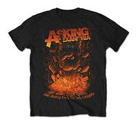 Asking Alexandria - T-Shirt # S Black Unisex # Metal Hand [Import]