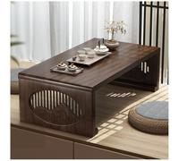 ASKLFNEI Table Basse Pliante De Style Japonais, Table De Thé Chinoise, Table D'autel De Méditation, Table Tatami Pliante Portable Basse pour Restaurant(Brown,80x50x31cm)