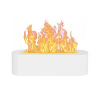 Askliy Diffuseur de flamme colorée pour cheminée, diffuseur d'huiles essentielles d'aromathérapie, veilleuse 7 couleurs changeantes, humidificateur ultrasonique 150 ml avec minuterie et arrêt