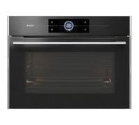 ASKO Elements OCM8478G - Four combiné - encastrable - niche - largeur : 56 cm - profondeur : 55 cm - hauteur : 45 cm - avec système auto-nettoyant - noir Noir nacrée G