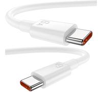 ASKUBSKU Câble USB C pour Honor Magic7 Pro 5G Magic8 pour MatePad Tablet | 100W Charge rapide 6A USB C vers Type C Câble 1 mètre pour Honor 600 500 400 300 200 Pro 90 GT Pad 9 X8a FreeBuds SE 2 5I Pro