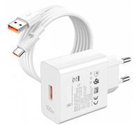ASKUBSKU Chargeur 100 W et Câble USB C pour Honor Magic8 Pro Magic7 5G, 100Watt Charge Rapide Adaptateur et Câble Type C de 1 Mètre pour Honor 400 Pro 200 GT 200Pro X60 GT Pad Win RT Tablette MatePad
