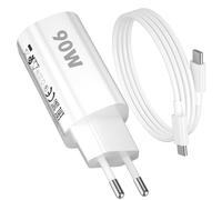 ASKUBSKU Chargeur Mini 90 W et câble pour Xiaomi Poco X7 Pro 5G F7 F6