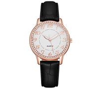 Askwho Montre Montre Ceinture Luxe Mode Dames Femme Femme Numerique (Black, One Size)