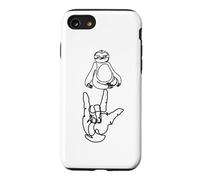 ASL I Love You Hand Paresseux Langue des Signes Ligne Continue Coque pour iPhone SE (2020) / 7/8