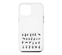 ASL Langue des Signes américaine, Alphabet inclusif Signe ABC Coque pour iPhone 12 Pro Max