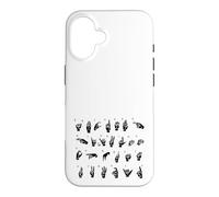 ASL Langue des Signes américaine, Alphabet inclusif Signe ABC Coque pour iPhone 16
