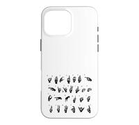ASL Langue des Signes américaine, Alphabet inclusif Signe ABC Coque pour iPhone 16 Pro Max