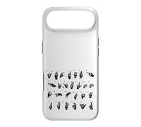 ASL Langue des Signes américaine, Alphabet inclusif Signe ABC Coque pour iPhone Air