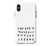ASL Langue des Signes américaine, Alphabet inclusif Signe ABC Coque pour iPhone X/XS