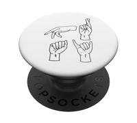ASL | Prière en langage des Signes américain | ASL PopSockets PopGrip Adhésif