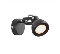 Nordlux Applique murale ASLAK Métal noir GU10 H.10.5 IP20 Intérieur 45721003