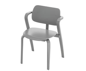 Aslak Chair Chaise Artek Gris laqué - 6438305011539