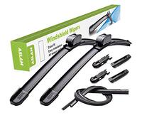 ASLAM Windshield Wipers All-Season Blade Type-M 20"+20",Multifunctional Adapters and Refills Replaceable,Double Service Life(set of 2)