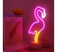 Aslanka Enseigne lumineuse LED - décoration murale veilleuse USB/néon à piles pour anniversaire cadeau fête enfants salon décoration (29.5 cm x 13 cm, Acrylique, Neon Sign)