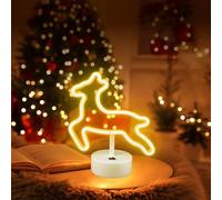 Aslanka Lumière LED fauve lumineuse - Décoration de base, veilleuse USB/sans batterie, cadeau de célébration d'anniversaire, décoration de chambre d'enfant