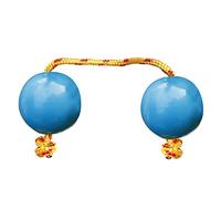 Aslatua - Hochet africain - Double citrouille - Instrument de percussion polyrythmique à une main - Pour enfants et adultes