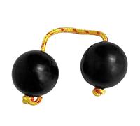Aslatuas Boules rythmiques musicales Hochet double gourde Asalato Fingertip Drum Balls African Shaker Set Aslatuas Rythmic Ball Drum Drum Rythmique Sand Music Egg African