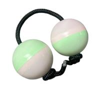 Aslatuas Boules rythmiques musicales Shaker Hochet Double Gourd Asalato Fingertip Drum Ball African Shaker Hochet Set Maracas Sounds