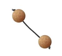 Aslatuas Sandball africain Shaker Hochet Double Gourd Instrument de percussion à la main pour débutants et amateurs de musique africains durables