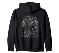 Aslaug Viking Shieldmaidens Saga des Reines Nordiques Sweat à Capuche