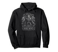 Aslaug Viking Shieldmaidens Saga des Reines Nordiques Sweat à Capuche