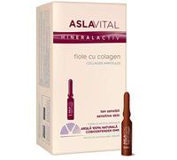 Aslavital Mineralactiv, Ampoules de collagène, par type de peau : Sensible, 10 ampoules x 2 ml