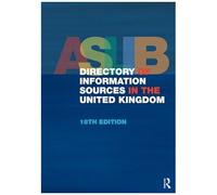 Aslib Directory Of Information Sources In The United Kingdom