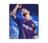 ASLKXOPEMG Tapis de souris lavable avec base en caoutchouc antidérapant Lionel Messi Tapis de souris imperméable pour ordinateur portable, bureau, maison, voyage 25 x 30 cm