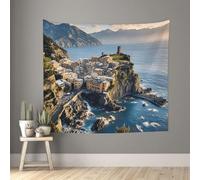 ASLKXOPEMG Tapisserie pour salon - Tapisserie murale esthétique pour chambre à coucher - Belle tapisserie italienne - Décoration murale - Couverture murale - Bannière pour dortoir (130 cm x 152 cm)