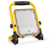 ASLO - Projecteur spot led lampe rechargeable 50W 1800Lm 6000K extérieur/intérieur 3 modes autonomie 4-12h chantier travaux