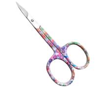 ASM® Ciseaux à Ongles Professionnels Courbés Manucure Ciseaux Coupe-cuticules Tondeuse Cuticule Toilettage pour Sourcils, Barbe, Nez Cheveux Coupe - Beauté Petits Ciseaux pour Homme et Femme (Vert