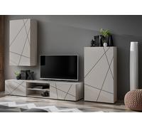 ASM Ensemble meuble TV et placards en bois Geo - CC GEO2