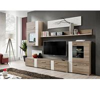 ASM Ensemble Meuble TV et Vitrines en Bois Aleppo 240 x 190 cm - 24 DTW AL.