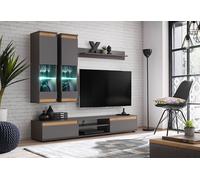 ASM Ensemble Meuble TV et Vitrines en Bois Modo 175 x 150 cm - 29 ANWT MD