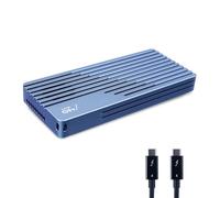 ASM2464 Boîtier USB 4 NVMe HDDs 40 Gbit/s avec ventilateur silencieux pour disques durs Thunderbolt4 8 To NVMe