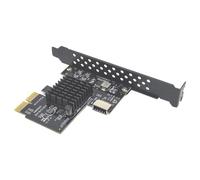 ASM3142 Puce 10gbps USB3.1 Type-e 20pin Carte Fille USB2.0 PCI-E 3.0 X2 D'extension pour Ordinateur Multiplicateur Gadgets