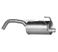 ASMET Silencieux Arrière Compatible Pour Fiat 500 Ford KA 16.090