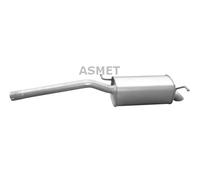 ASMET Silencieux Arrière Compatible Pour VW Caddy III Kombi 03.077