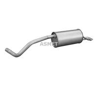 ASMET Silencieux arrière Pot d'Échappement 03.112 pour VW Polo V 3/5 portes