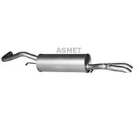 ASMET Silencieux arrière Pot d'Échappement 06.019 pour AUDI A4 Avant (8D5, B5)