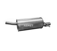 ASMET Silencieux Arrière Pour Dacia Duster