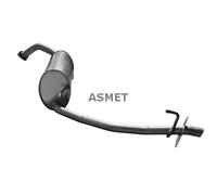 ASMET Silencieux Arrière Pour Honda Civic VIII Hatchback FN