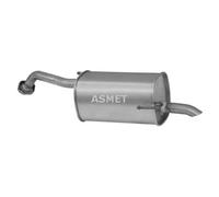 ASMET Silencieux Arrière Pour Nissan Micra III 1.2 16V