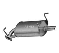 ASMET Silencieux Arrière Pour Toyota Corolla Compact 1.3 XLI