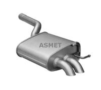ASMET Silencieux Arrière Pour VW Golf VI Variant AJ5 1K5 1K2