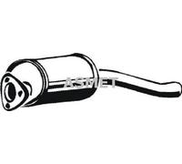 ASMET Silencieux avant 04.044 pour AUDI 80 (89, 89Q, 8A, B3) COUPE (89, 8B)